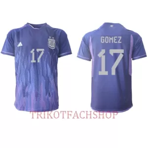 Argentinien Alejandro Gomez 17 Auswärtstrikot WM 2022 für Herren Argentinien Alejandro Gomez 17 Auswärtstrikot WM 2022 für Herren
