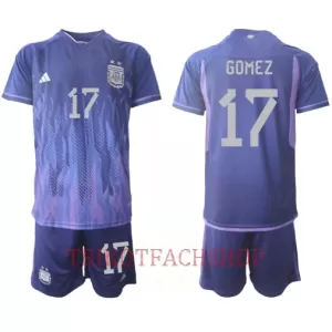 Argentinien Alejandro Gomez 17 Auswärtstrikot WM 2022 für Kinder Argentinien Alejandro Gomez 17 Auswärtstrikot WM 2022 für Kinder
