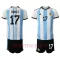 Argentinien Alejandro Gomez 17 Heimtrikot WM 2022 für Kinder