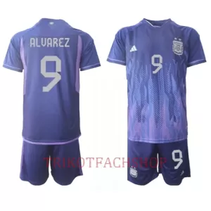 Argentinien Julián Álvarez 9 Auswärtstrikot WM 2022 für Kinder Argentinien Julián Álvarez 9 Auswärtstrikot WM 2022 für Kinder