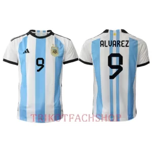 Argentinien Julián Álvarez 9 Heimtrikot WM 2022 für Herren Argentinien Julián Álvarez 9 Heimtrikot WM 2022 für Herren