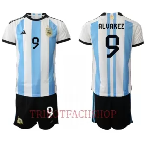 Argentinien Julián Álvarez 9 Heimtrikot WM 2022 für Kinder Argentinien Julián Álvarez 9 Heimtrikot WM 2022 für Kinder