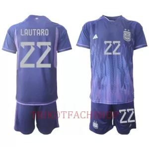 Argentinien Lautaro Martínez 22 Auswärtstrikot WM 2022 für Kinder Argentinien Lautaro Martínez 22 Auswärtstrikot WM 2022 für Kinder