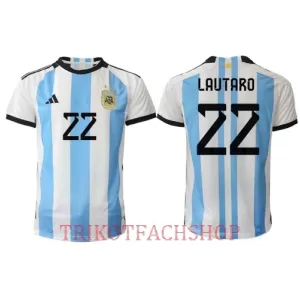 Argentinien Lautaro Martínez 22 Heimtrikot WM 2022 für Herren Argentinien Lautaro Martínez 22 Heimtrikot WM 2022 für Herren