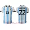 Argentinien Lautaro Martínez 22 Heimtrikot WM 2022 für Herren
