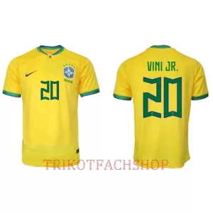 Brasilien Vinicius Junior 20 Heimtrikot WM 2022 für Herren Brasilien Vinicius Junior 20 Heimtrikot WM 2022 für Herren