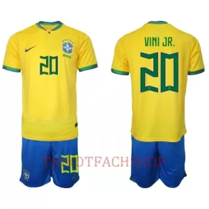Brasilien Vinicius Junior 20 Heimtrikot WM 2022 für Kinder Brasilien Vinicius Junior 20 Heimtrikot WM 2022 für Kinder
