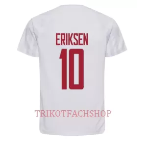 Dänemark Christian Eriksen 10 Auswärtstrikot WM 2022 für Herren Dänemark Christian Eriksen 10 Auswärtstrikot WM 2022 für Herren