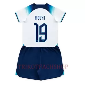 England Mason Mount 19 Heimtrikot WM 2022 für Kinder