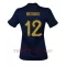 Frankreich Christopher Nkunku 12 Heimtrikot WM 2022 für Damen