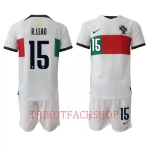 Portugal Rafael Leão 15 Auswärtstrikot WM 2022 für Kinder