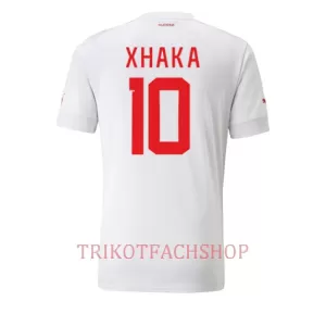 Schweiz Granit Xhaka 10 Auswärtstrikot WM 2022 für Herren Schweiz Granit Xhaka 10 Auswärtstrikot WM 2022 für Herren