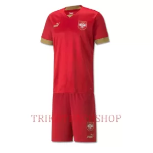 Serbien Heimtrikot WM 2022 für Kinder Serbien Heimtrikot WM 2022 für Kinder