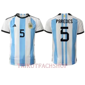 Argentinien Leandro Paredes 5 Heimtrikot WM 2022 für Herren Argentinien Leandro Paredes 5 Heimtrikot WM 2022 für Herren