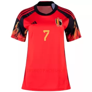 Belgien Kevin De Bruyne 7 Heimtrikot WM 2022 für Damen