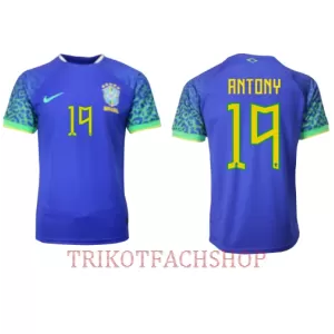 Brasilien Antony Santos 19 Auswärtstrikot WM 2022 für Herren
