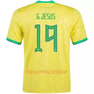 Brasilien G. JESUS 19 Heimtrikot WM 2022 für Herren