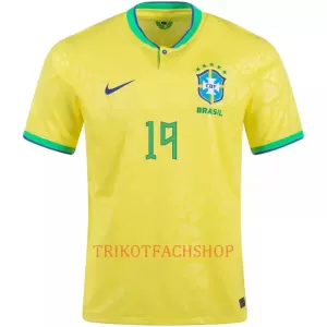 Brasilien G. JESUS 19 Heimtrikot WM 2022 für Herren