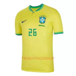 Brasilien Rodrygo Goes 26 Heimtrikot WM 2022 für Herren