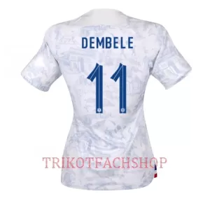 Frankreich Ousmane Dembélé 11 Auswärtstrikot WM 2022 für Damen