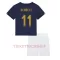 Frankreich Ousmane Dembélé 11 Heimtrikot WM 2022 für Kinder