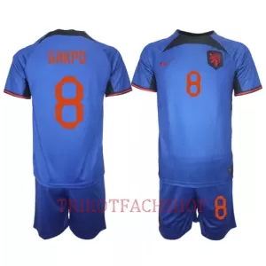 Niederlande Cody Gakpo 8 Auswärtstrikot WM 2022 für Kinder