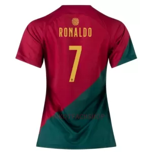 Portugal Cristiano Ronaldo 7 Heimtrikot WM 2022 für Damen