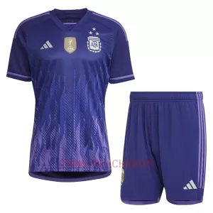 Argentinien 3 Star Auswärtstrikot WM 2022 für Kinder Argentinien 3 Star Auswärtstrikot WM 2022 für Kinder