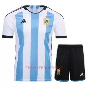 Argentinien 3 Star Heimtrikot WM 2022 für Kinder Argentinien 3 Star Heimtrikot WM 2022 für Kinder