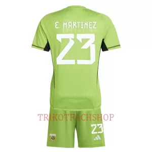 Argentinien Emiliano Martínez 23 Torwart Heimtrikot WM 2022 für Kinder Argentinien Emiliano Martínez 23 Torwart Heimtrikot WM 2022 für Kinder
