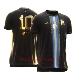 Argentinien Lionel Messi 10 Golden Bisht Trikot für Herren Argentinien Lionel Messi 10 Golden Bisht Trikot für Herren