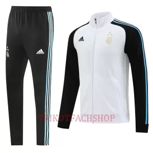 Argentinien Trainingsanzug 22/23 für Herren Weiß-Schwarz Argentinien Trainingsanzug 22/23 für Herren Weiß-Schwarz