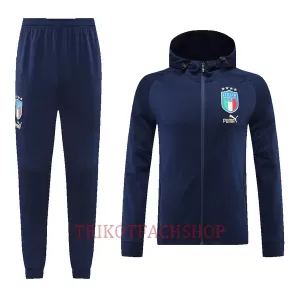 Italien Trainingsjacke mit Kapuze 22/23 für Herren Navy Italien Trainingsjacke mit Kapuze 22/23 für Herren Navy