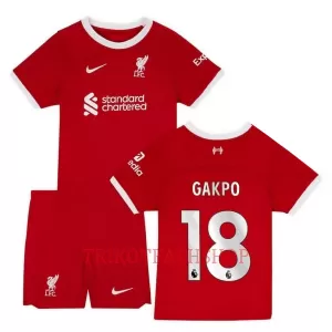 Liverpool Cody Gakpo 18 Heimtrikot 23/24 für Kinder Liverpool Cody Gakpo 18 Heimtrikot 23/24 für Kinder