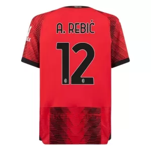 AC Milan A. Rebic 12 Heimtrikot 23/24 für Herren
