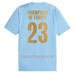 Manchester City Champions of Europe Heimtrikot 23/24 für Kinder