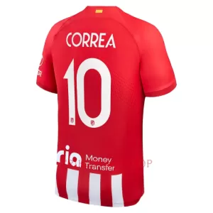 Atlético Madrid Correa 10 Heimtrikot 23/24 für Herren