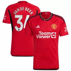 Manchester United Donny Van de Beek 34 Heimtrikot 23/24 für Herren Manchester United Donny Van de Beek 34 Heimtrikot 23/24 für Herren