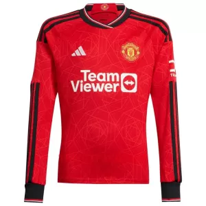 Manchester United Heimtrikot 23/24 Langarm für Herren