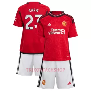 Manchester United Luke Shaw 23 Heimtrikot 23/24 für Kinder Manchester United Luke Shaw 23 Heimtrikot 23/24 für Kinder