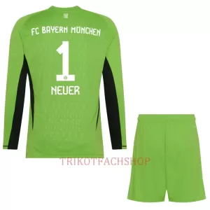 FC Bayern München Manuel Neuer 1 Torwart Auswärtstrikot 23/24 Langarm für Kinder FC Bayern München Manuel Neuer 1 Torwart Auswärtstrikot 23/24 Langarm für Kinder