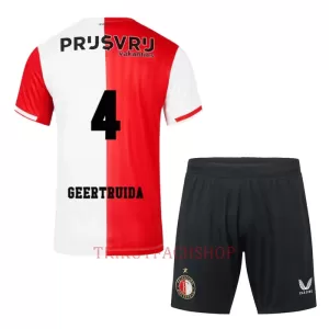 Feyenoord Rotterdam Geertruida 4 Heimtrikot 23/24 für Kinder Feyenoord Rotterdam Geertruida 4 Heimtrikot 23/24 für Kinder
