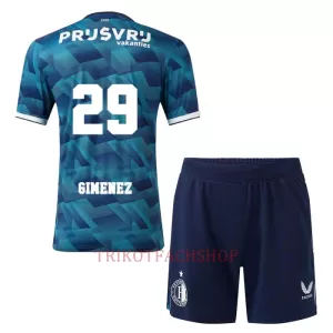 Feyenoord Rotterdam Santiago Gimenez 29 Auswärtstrikot 23/24 für Kinder Feyenoord Rotterdam Santiago Gimenez 29 Auswärtstrikot 23/24 für Kinder