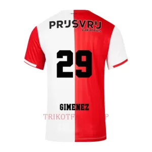 Feyenoord Rotterdam Santiago Gimenez 29 Heimtrikot 23/24 für Herren Feyenoord Rotterdam Santiago Gimenez 29 Heimtrikot 23/24 für Herren