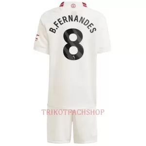 Manchester United Bruno Fernandes 8 Ausweichtrikot 23/24 für Kinder