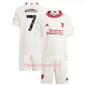 Manchester United Mason Mount 7 Ausweichtrikot 23/24 für Kinder