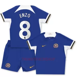 Chelsea Enzo Fernández 8 Heimtrikot 23/24 für Kinder