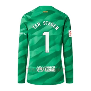 FC Barcelona Marc-André ter Stegen 1 Torwart Heimtrikot 23/24 Langarm für Herren FC Barcelona Marc-André ter Stegen 1 Torwart Heimtrikot 23/24 Langarm für Herren