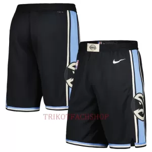 Atlanta Hawks NBA-Shorts City Edition Swingman Schwarz Atlanta Hawks NBA-Shorts City Edition Swingman Schwarz