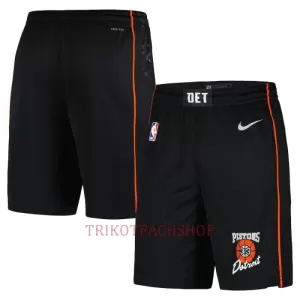 Detroit Pistons NBA-Shorts City Edition Swingman Schwarz Detroit Pistons NBA-Shorts City Edition Swingman Schwarz